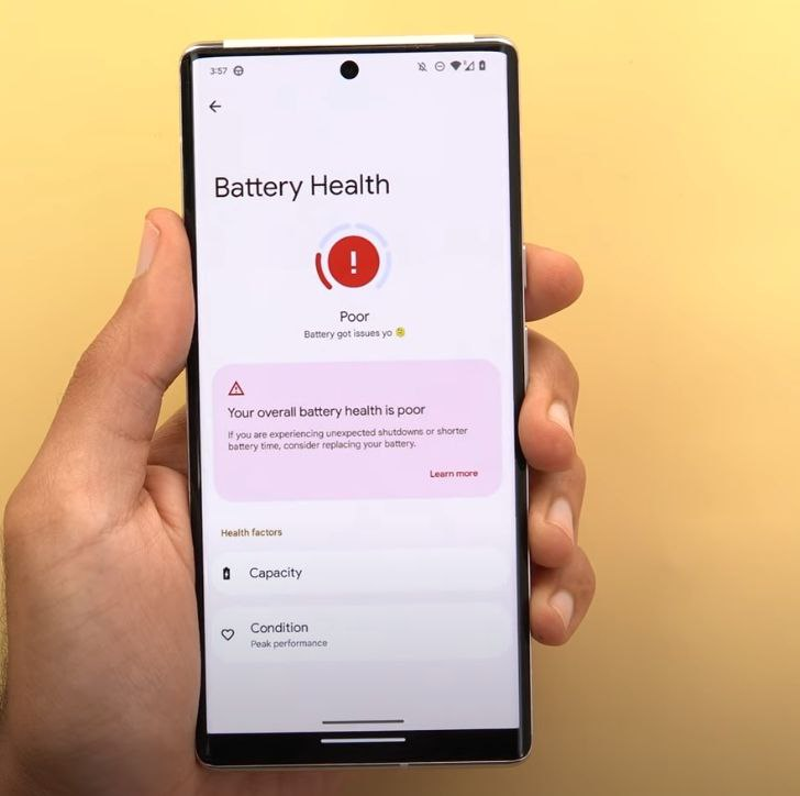 Battery health in Android 13!!! 🤩