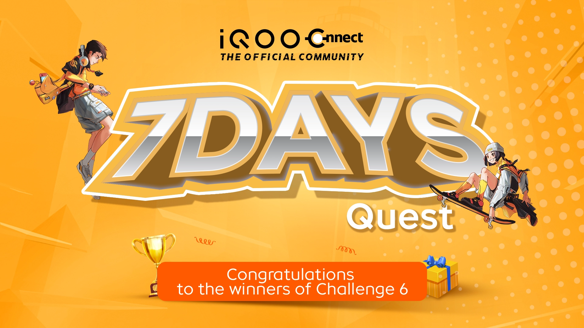 Congratulations to the winners of the 7 Days Quest | Challenge 6