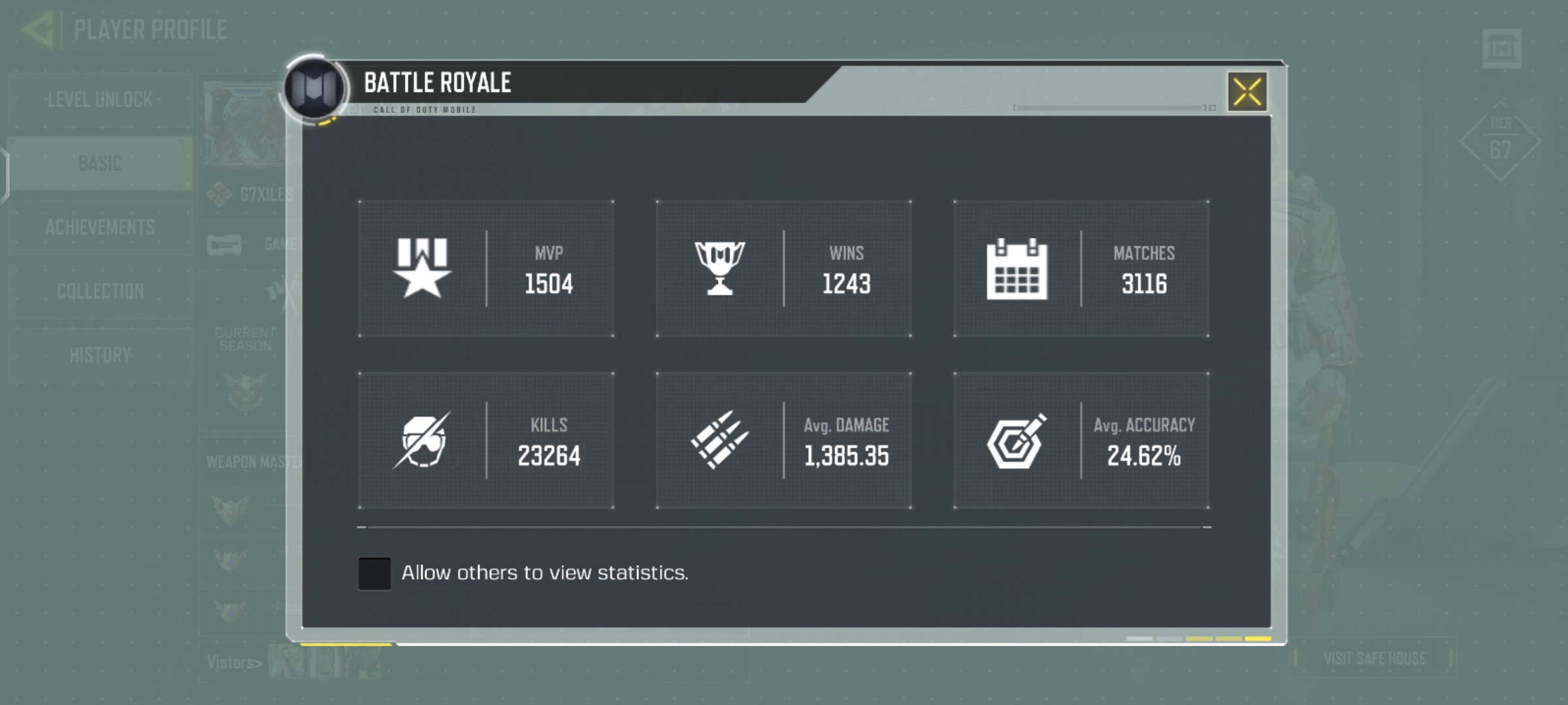 This is my CODM stats.
