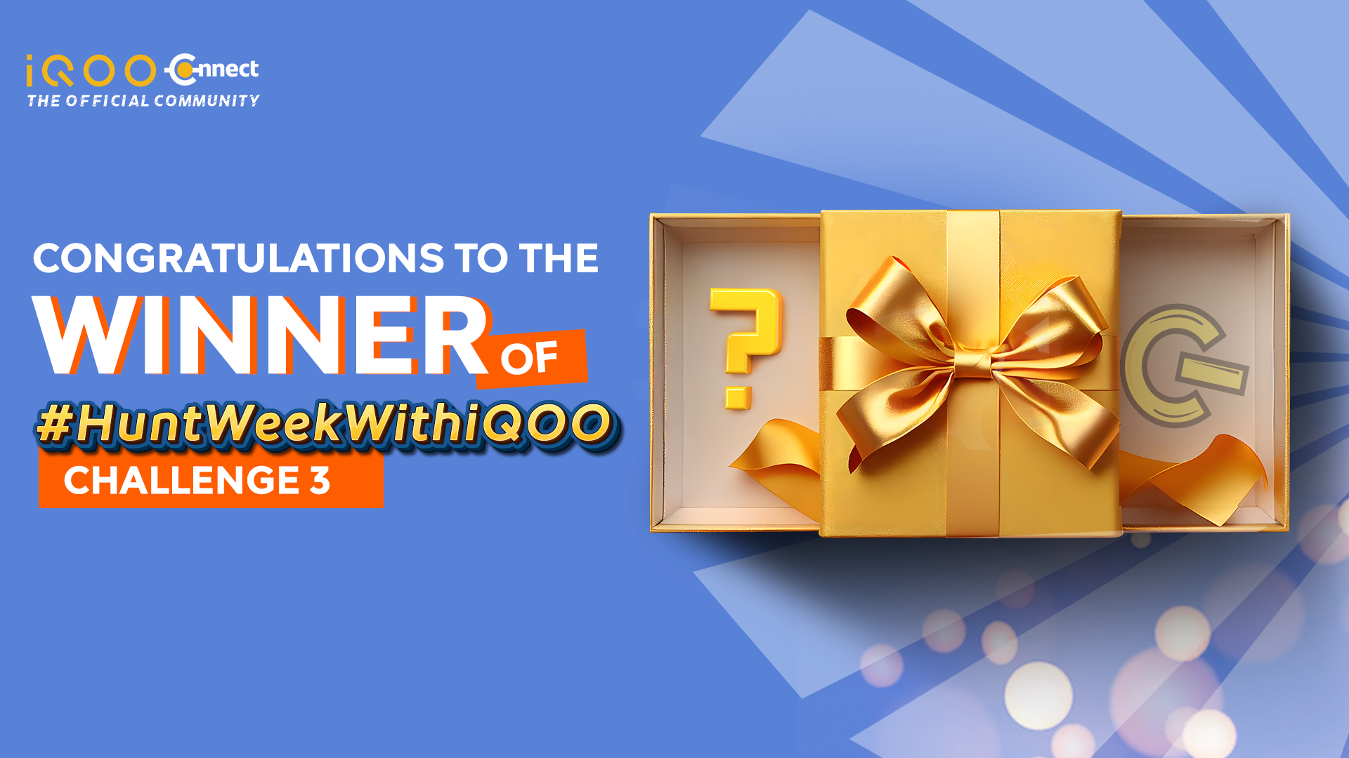 Congratulations to the Winner of #HuntWeekWithiQOO | Challenge 3