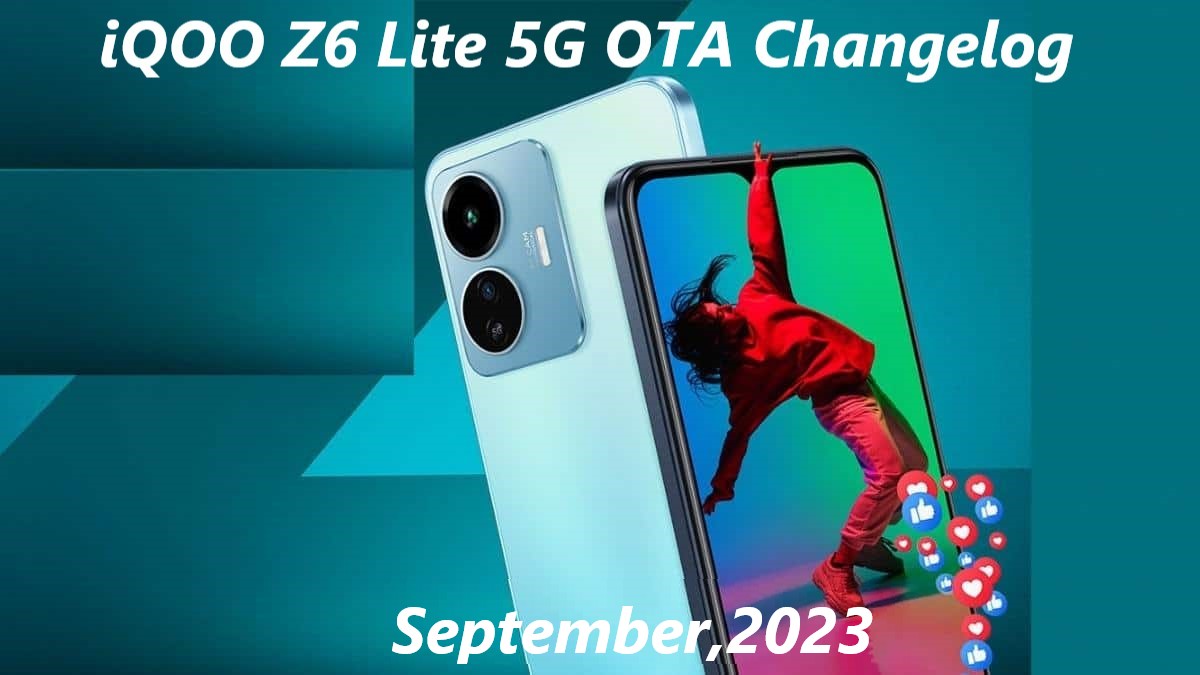 iqoo z6 lite 5g update