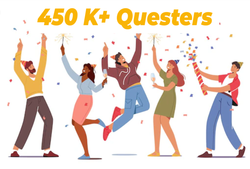 📢 "Thriving Together Marking 450k+ QUESTERS in Our iQOO Community" 🎉🥳