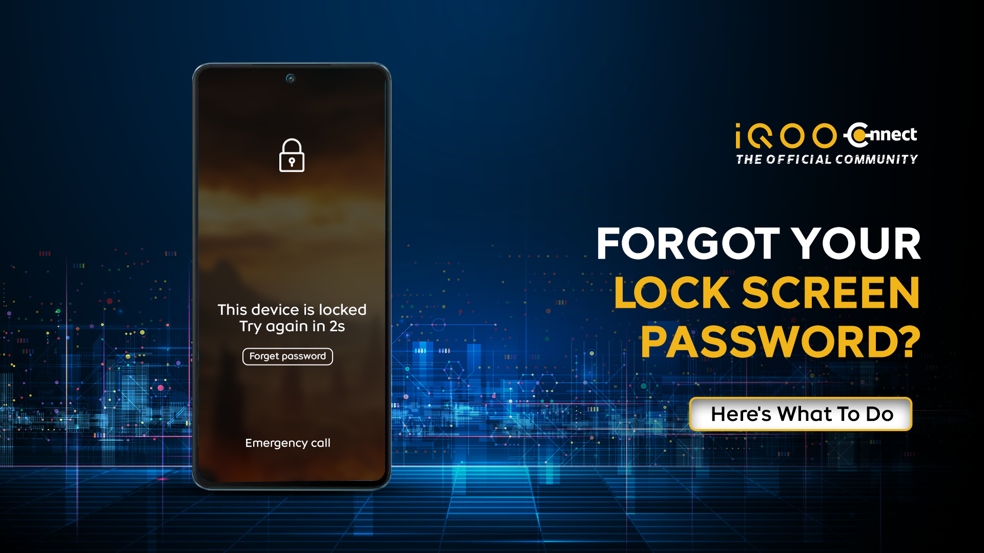 What should I do if I forget the Lock Screen Password?