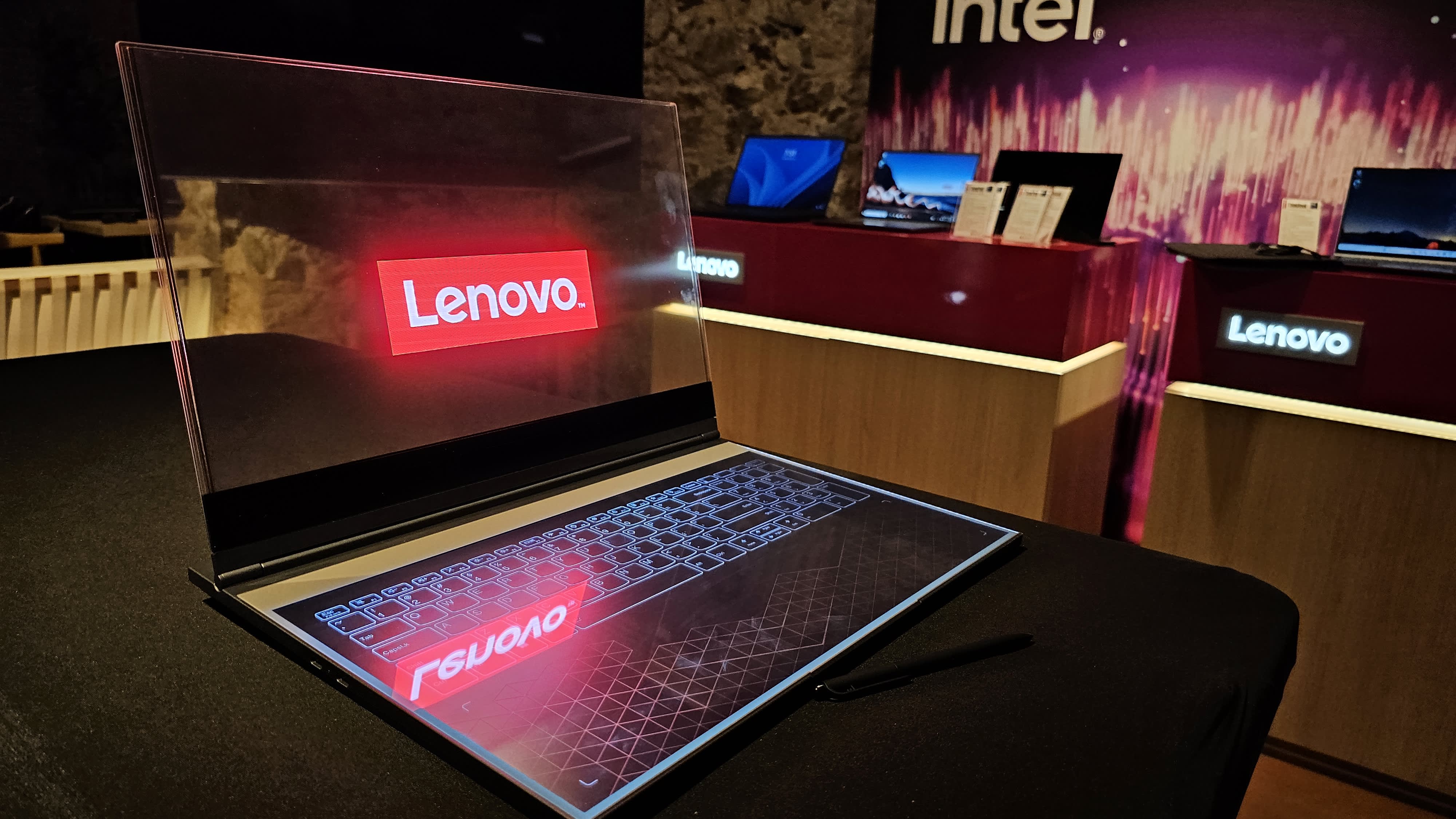  breaking the boundaries of innovation lenovo s transparent laptop 