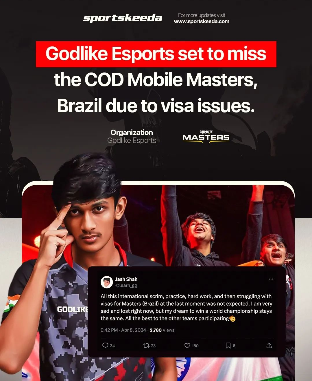 God Like Esports Cod GODLIKE FANS SAD NEWS 🥲💔