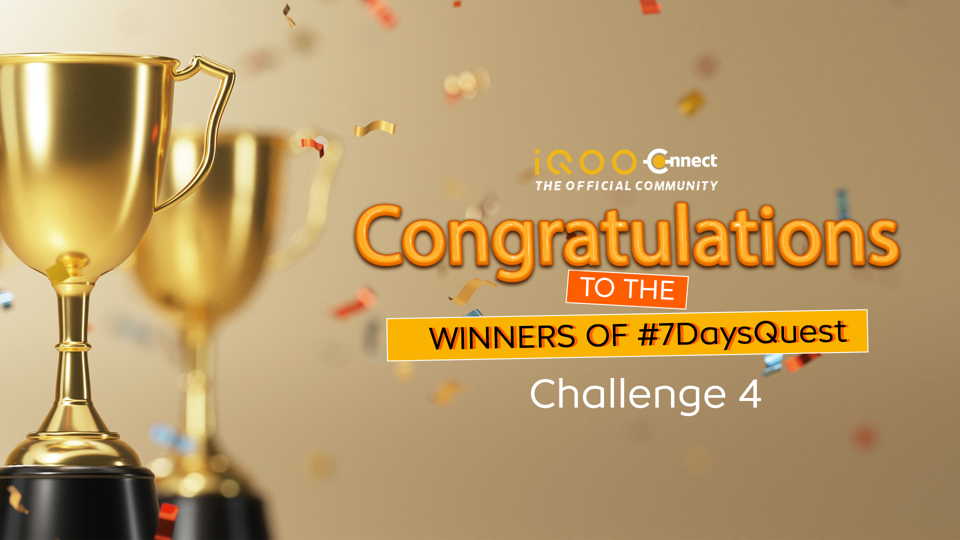 Congratulations to the Winner of #7DaysQuest | Challenge 4
