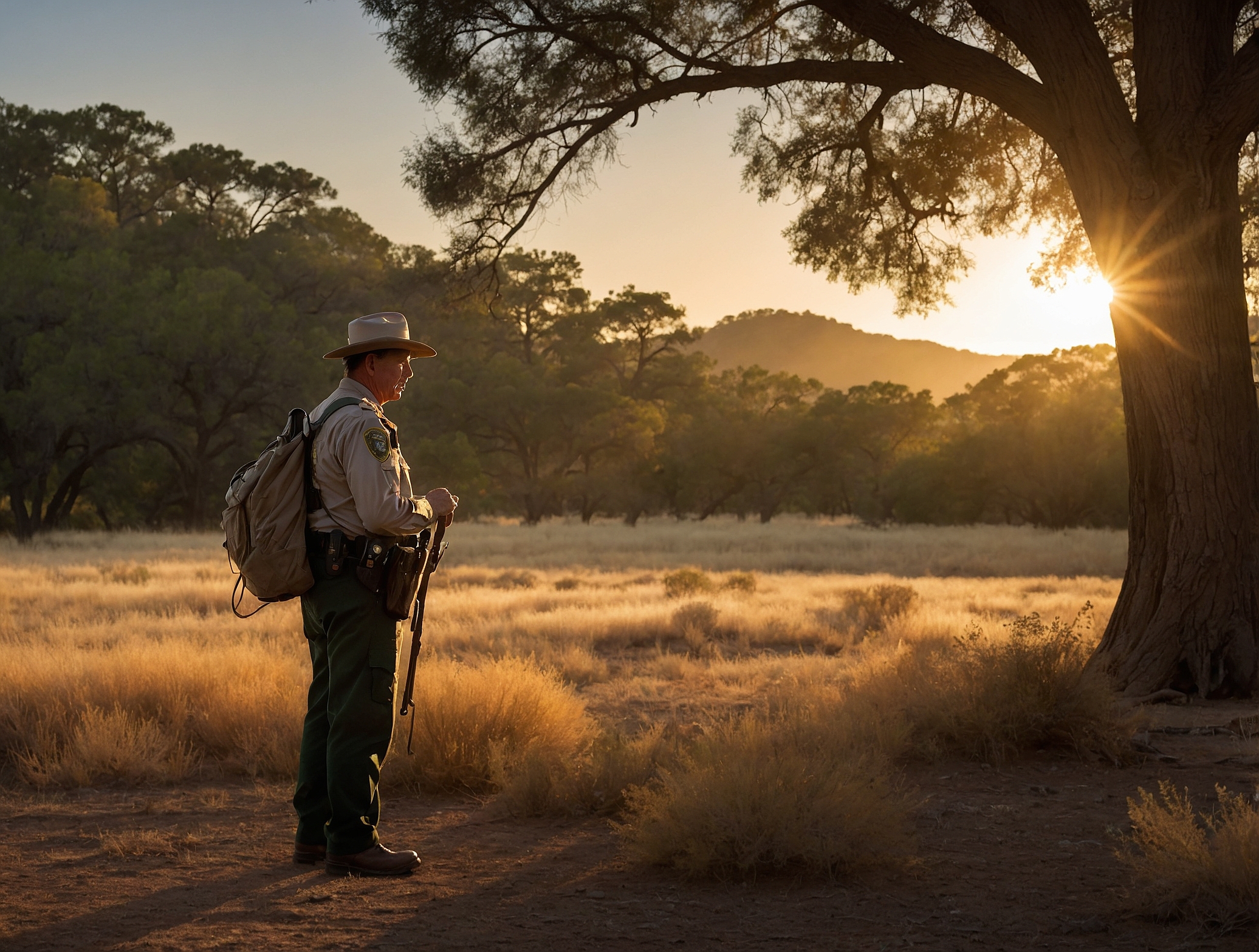 Park Ranger From Back A Day in the Life of a Park Ranger