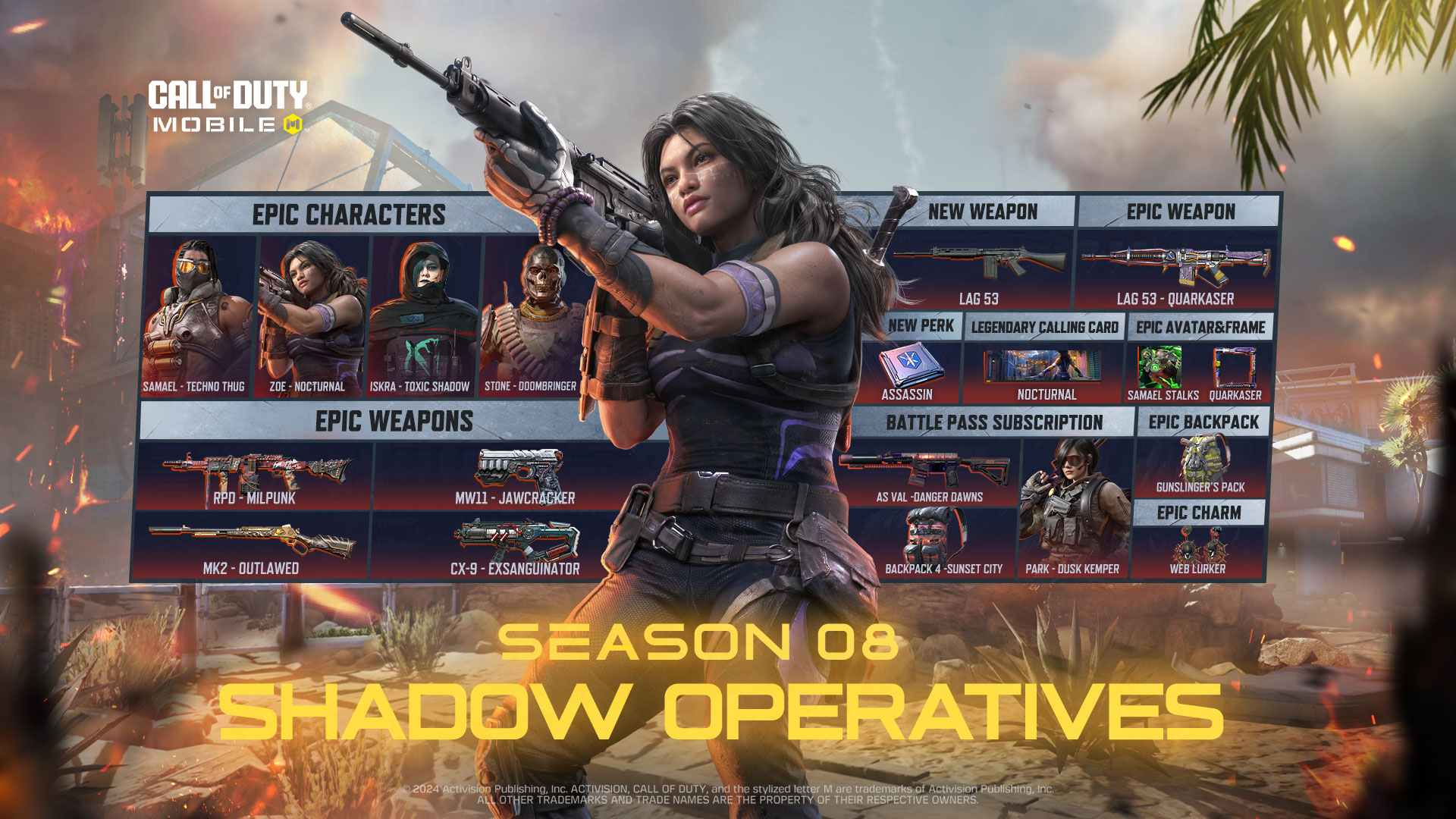 AntiHeroes Emerge in Call of Duty Mobile Season 8 — Shadow Operatives