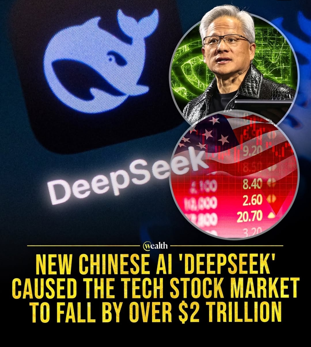 Chinese AI Deepseek Caused The Tech Stock Market Fall Over 2 Billion 🤯