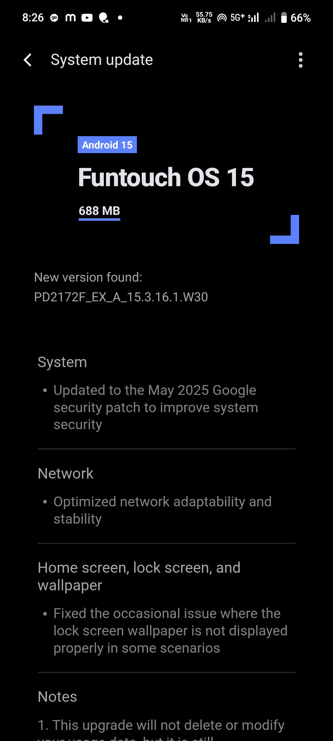 iQOO 9Pro May 2025 Google security patch Update