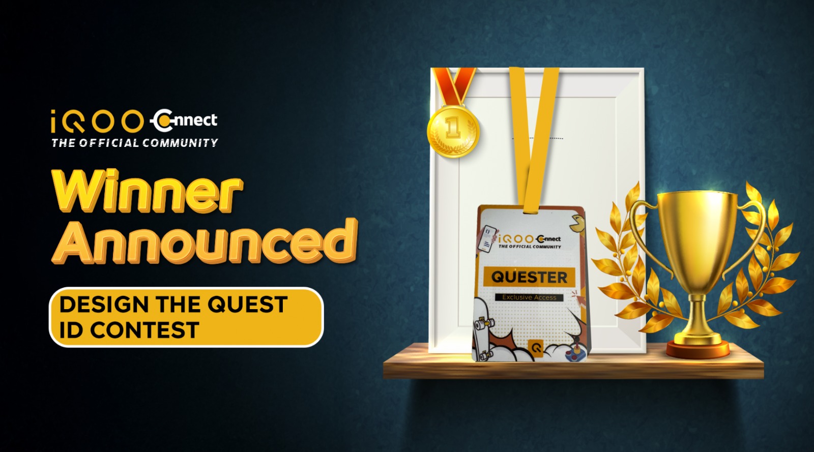 Congratulations to the Winner of the Design the Quest ID Contest