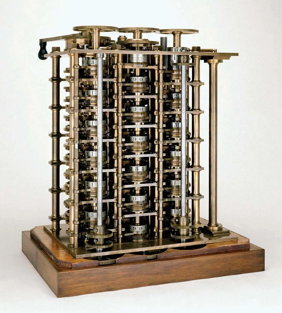⚙️ The Difference Engine – Babbage’s Mechanical Marvel