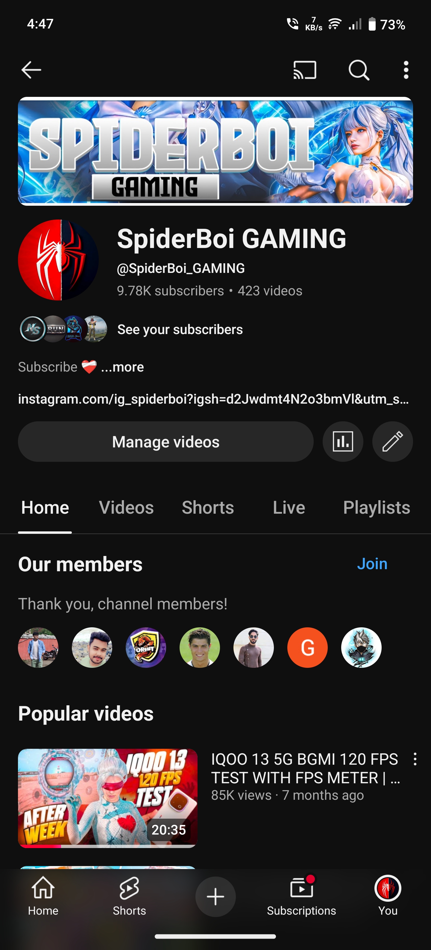 HEY iQOO Team i have a Gaming YouTube Channel and i want to Collaborate ...