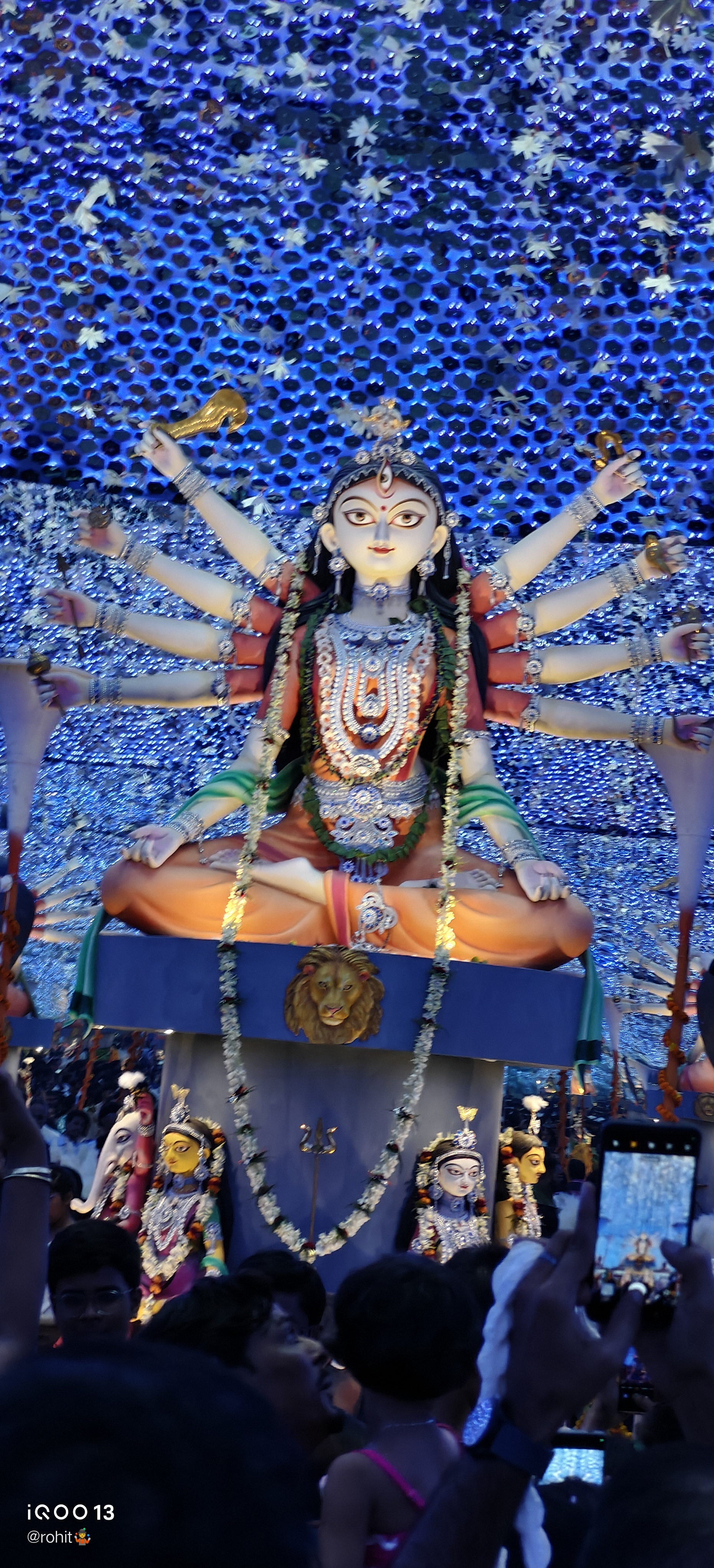 Maa Durga idol: Different Face with Different Styles...