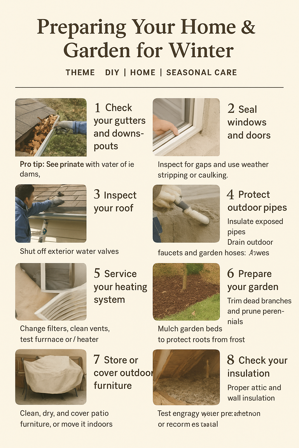 Preparing Your Home & Garden for Winter