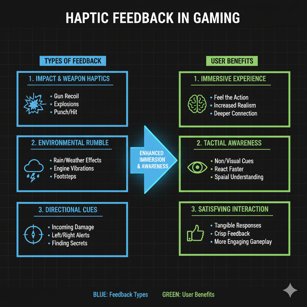 🎮 Tech Behind Gaming | Part IX | Haptic Feedback & Tactile Gaming Loops
