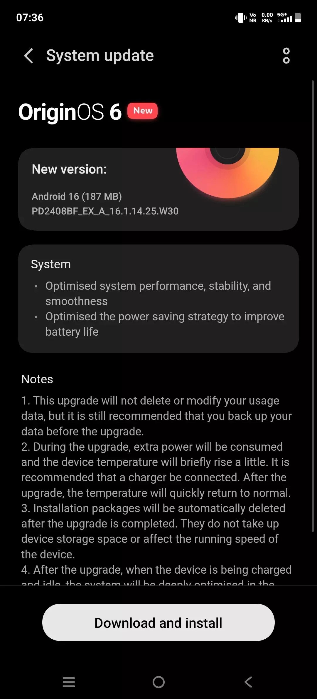 3rd Origin OS Update (Stable)