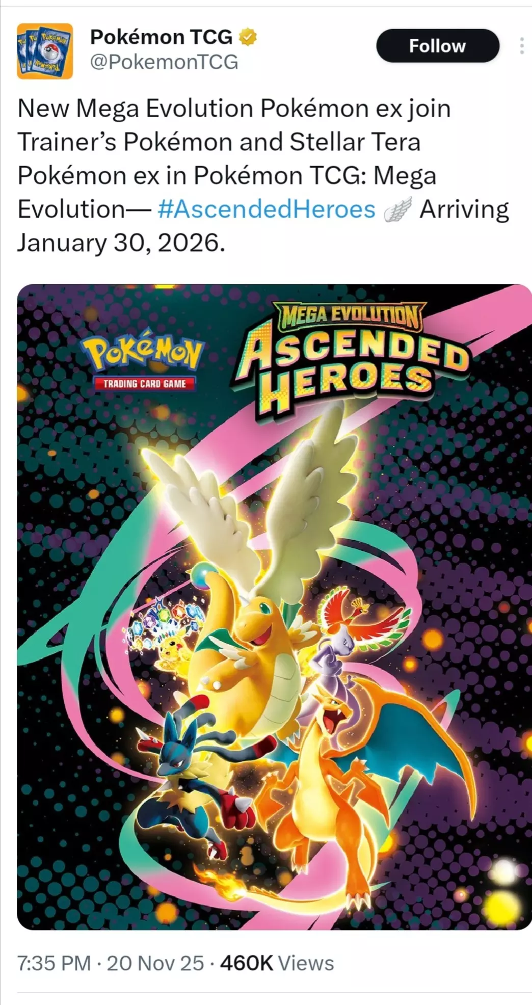 Pokemon TCG Reveals Third Mega Evolution Set