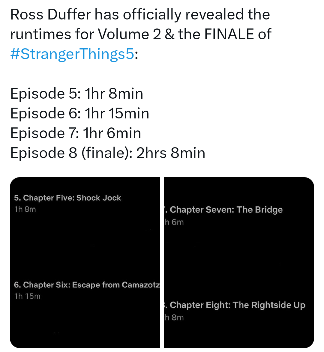 Stranger Things season 5 Vol 2 finale runtime Here’s how