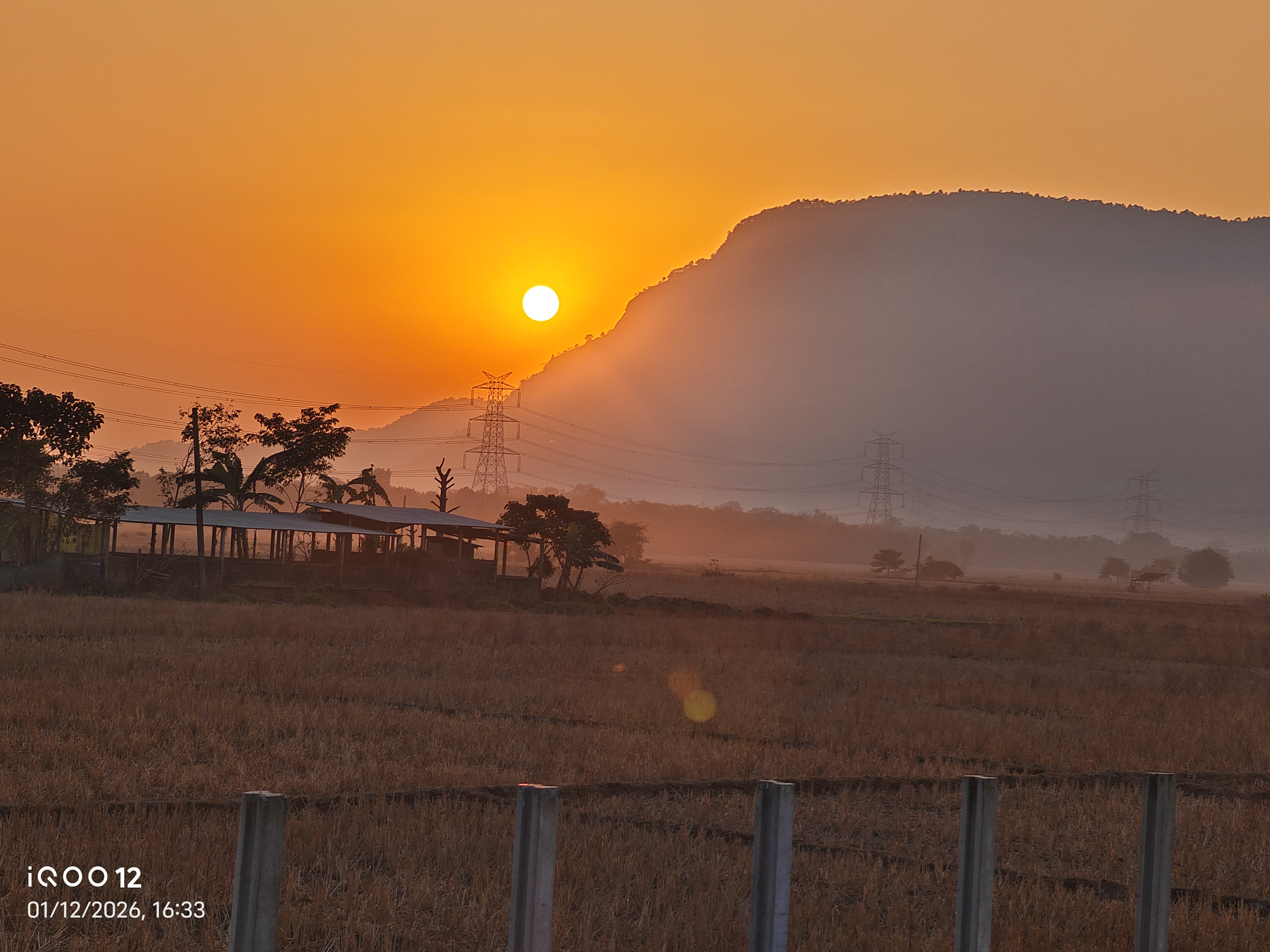 Gold Dust over the Brahmaputra Valley