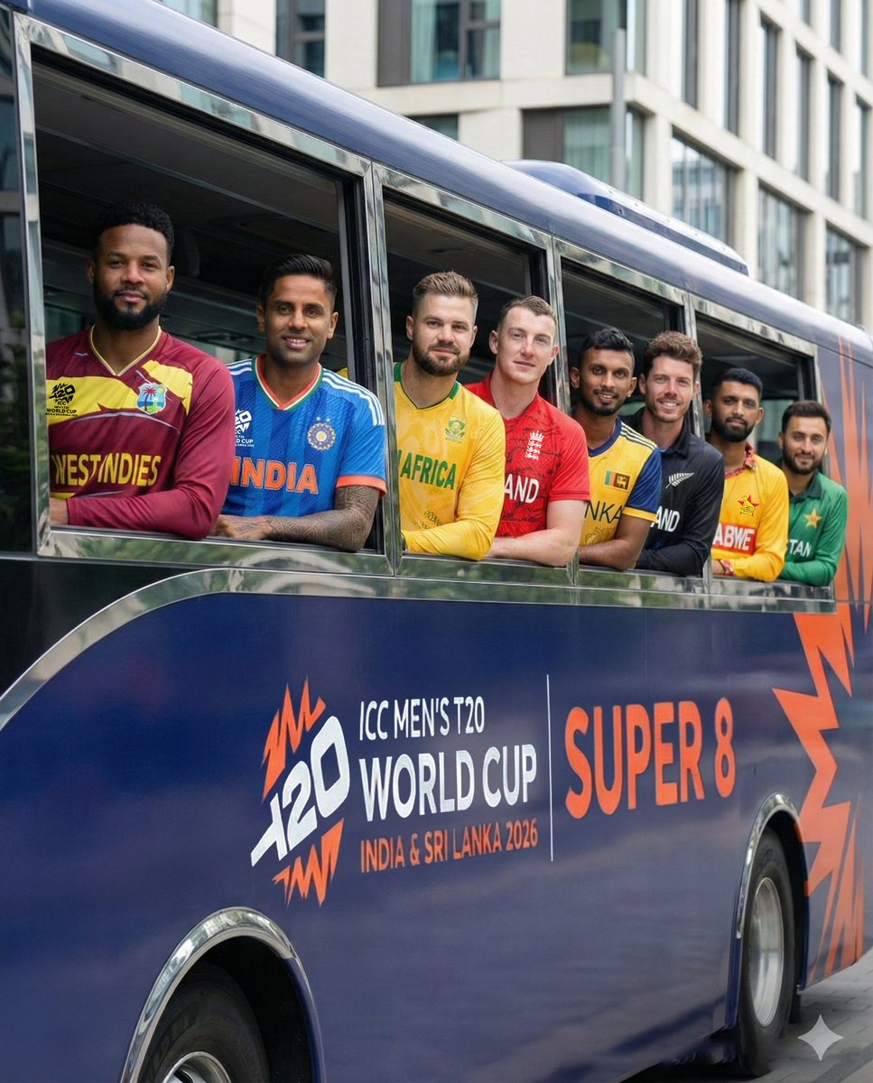 ICC T20 World Cup 2026: Super 8 Stage Begins Today 🔥🏏