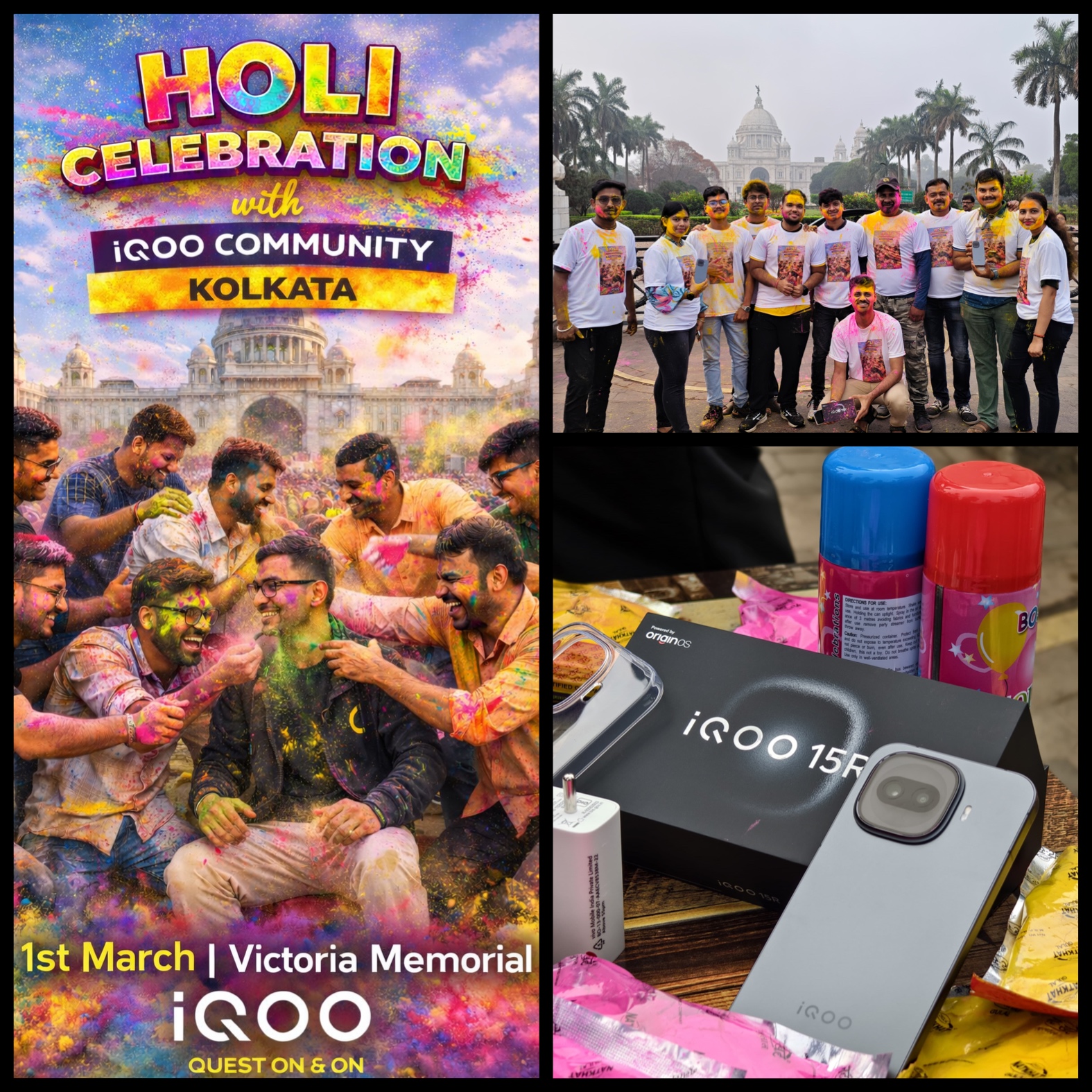 Recap iQOO Community Kolkata Get Together Recap & the iQOO15R Unboxing📱🎨 ️