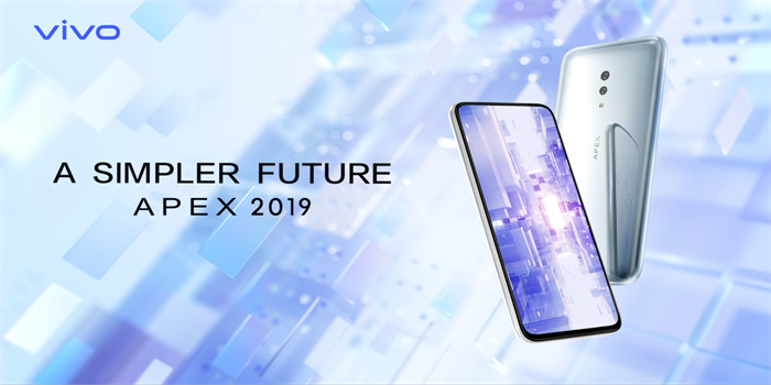 VIVO UNVEILS THE NEW FUTURISTIC APEX 2019 CONCEPT SMARTPHONE