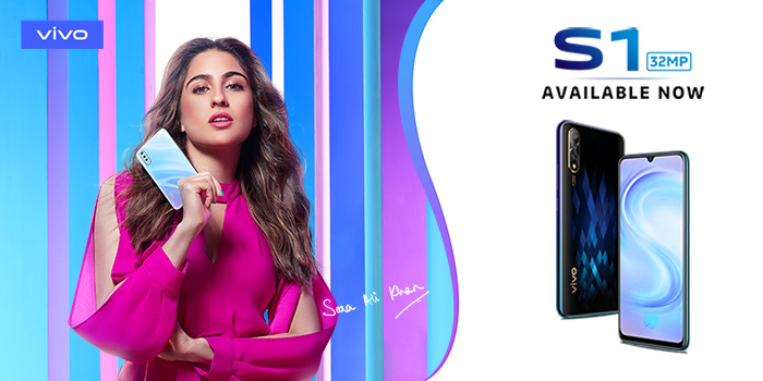 vivo Ropes in Sara Ali Khan for Its New S Series