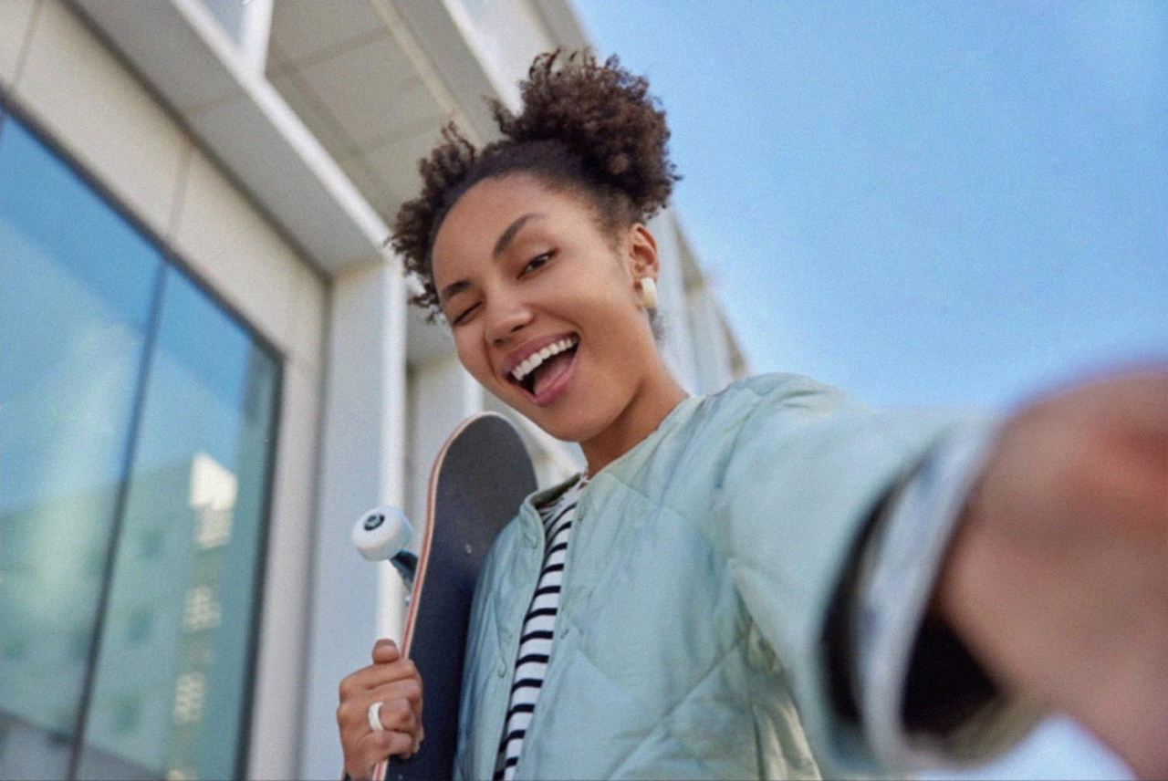 portrait by vivo V40e with AI photo enhancer feature