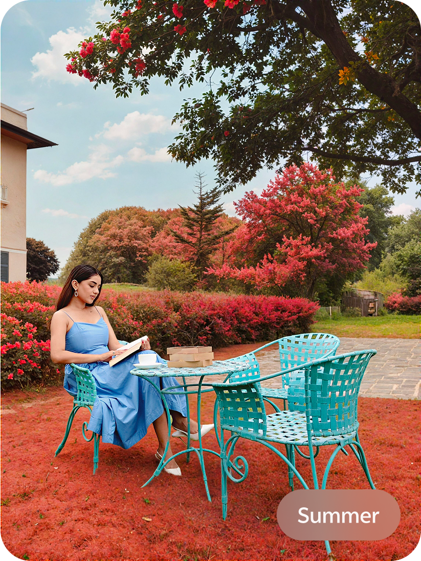 vivo V60 with AI Four-Season Portrait