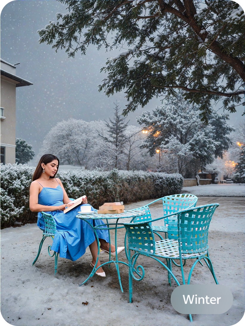 vivo V60 with AI Four-Season Portrait