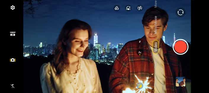 vivo v27 night footage