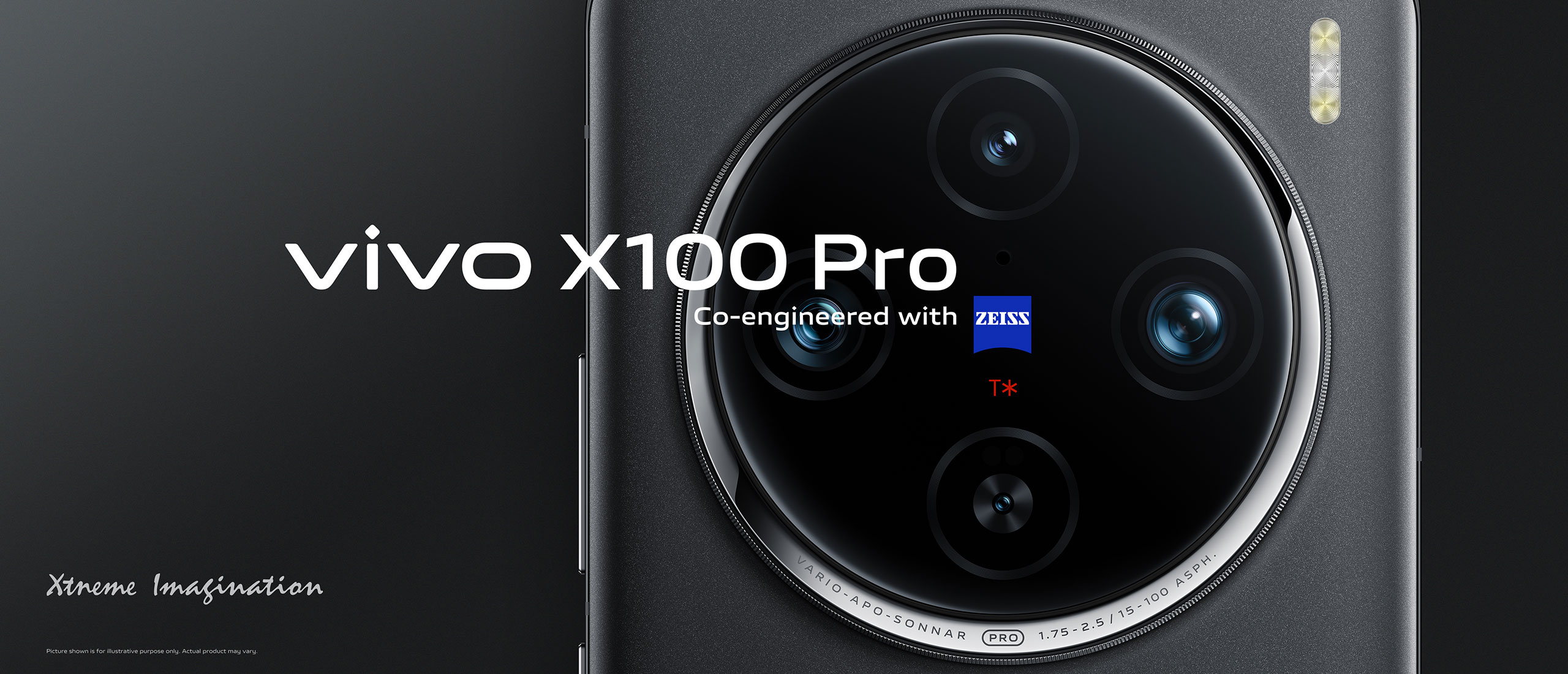 vivo X100 Pro-ZEISS 1-inch Main Camera+vivo V3 Chip | vivo India