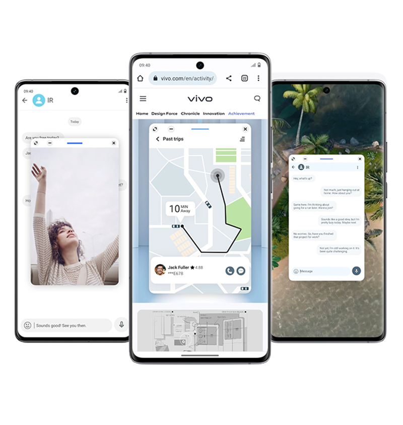 vivo Y200e 5G with funtouch os 14 multitasking functions