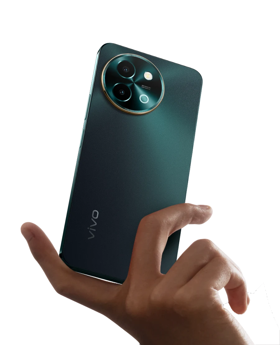 vivo Y58 5G in agate green