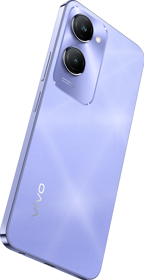 vivo Y28s 5G in twinkling purple