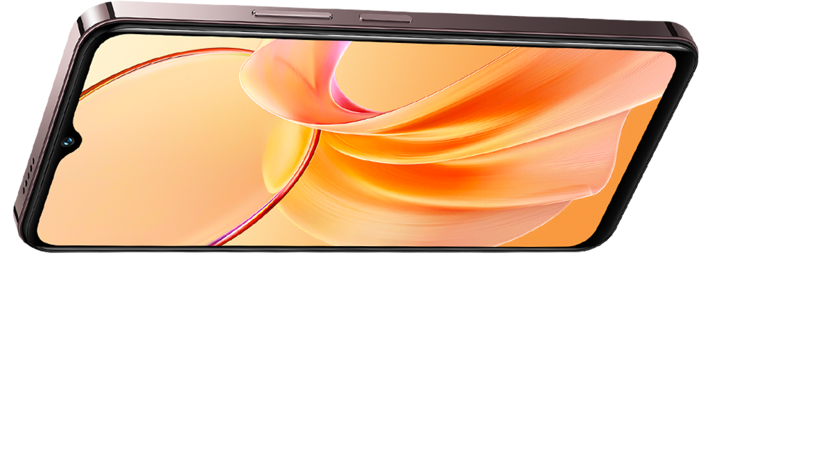 vivo Y28s 5G with dark mode screen