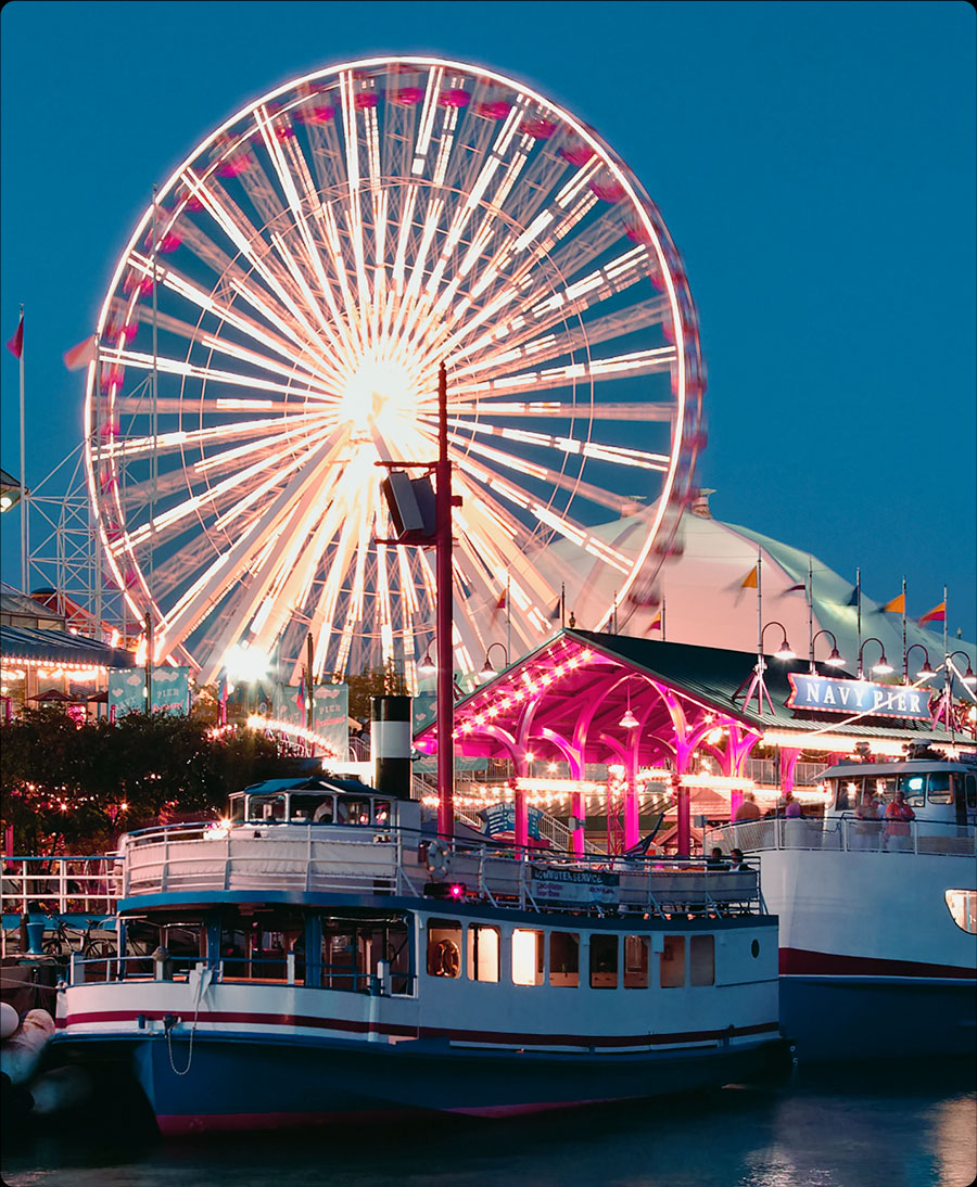 night shot by vivo Y28e 5G with green orange filter