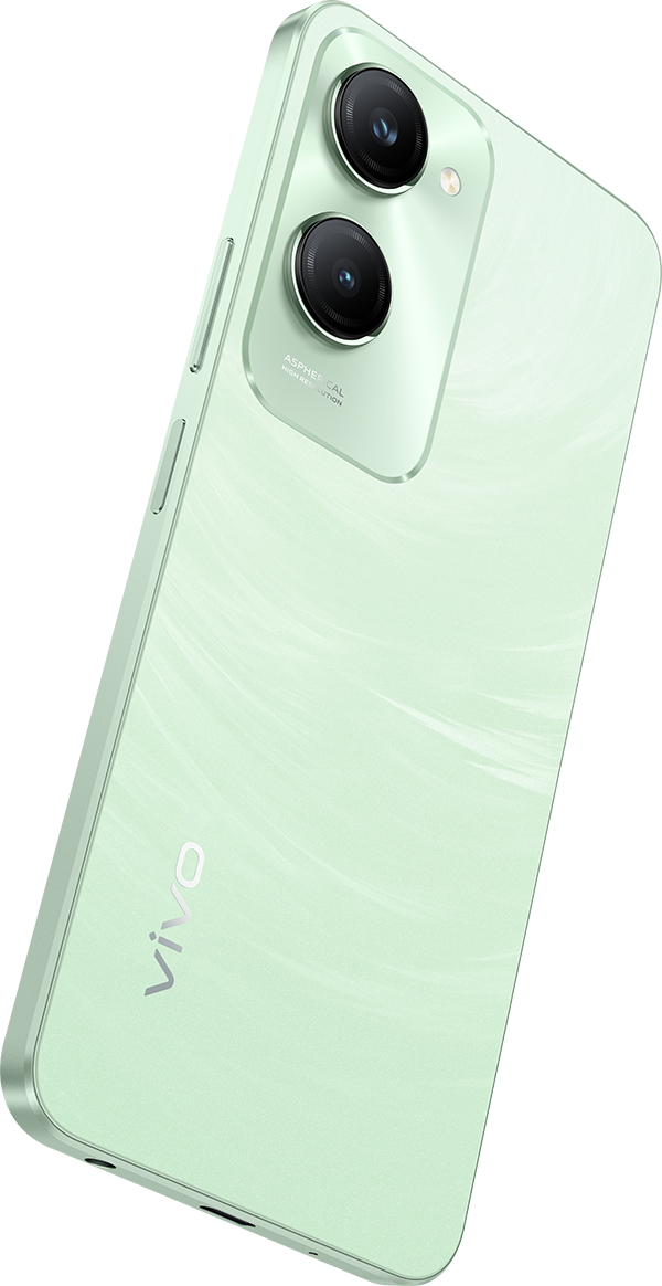 vivo Y28e 5G in breeze green