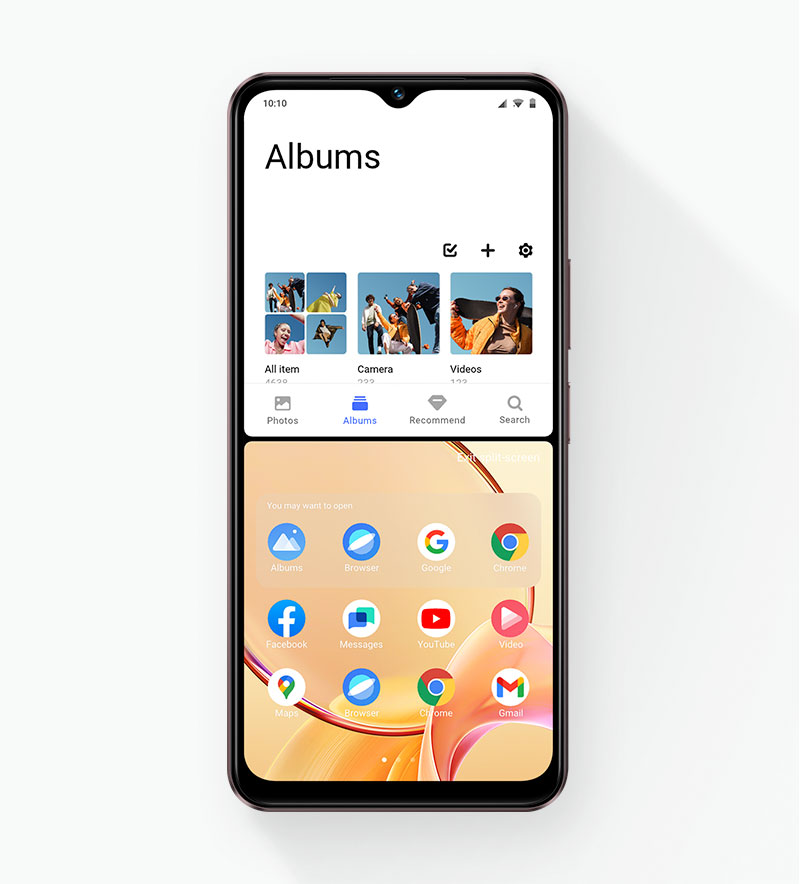 vivo Y28e 5G with split-screen function