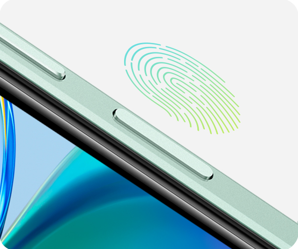 vivo Y18t with a side-mounted fingerprint sensor