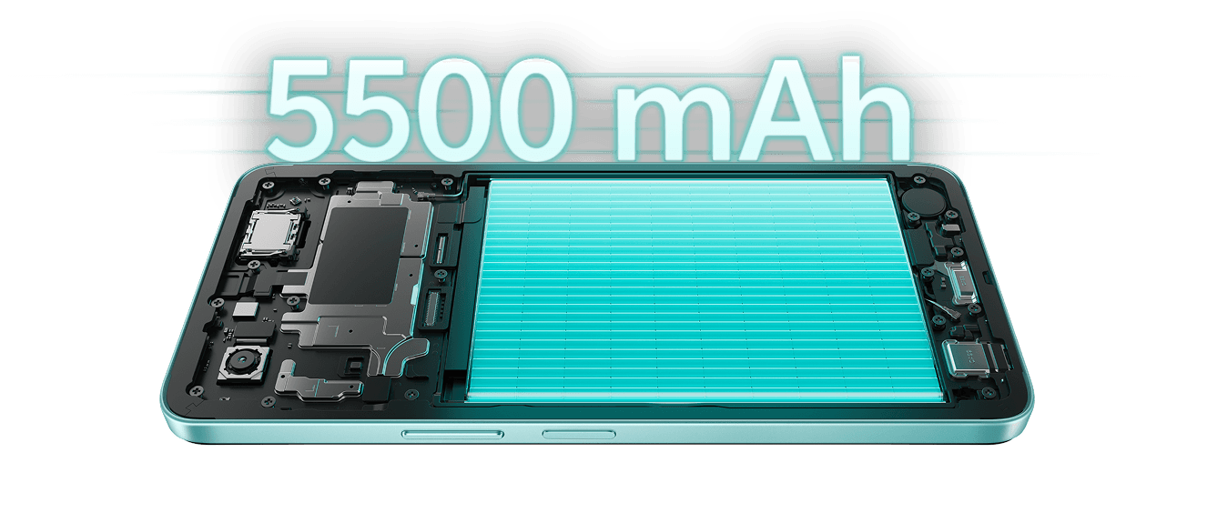 vivo T5e with 5500mAh battery