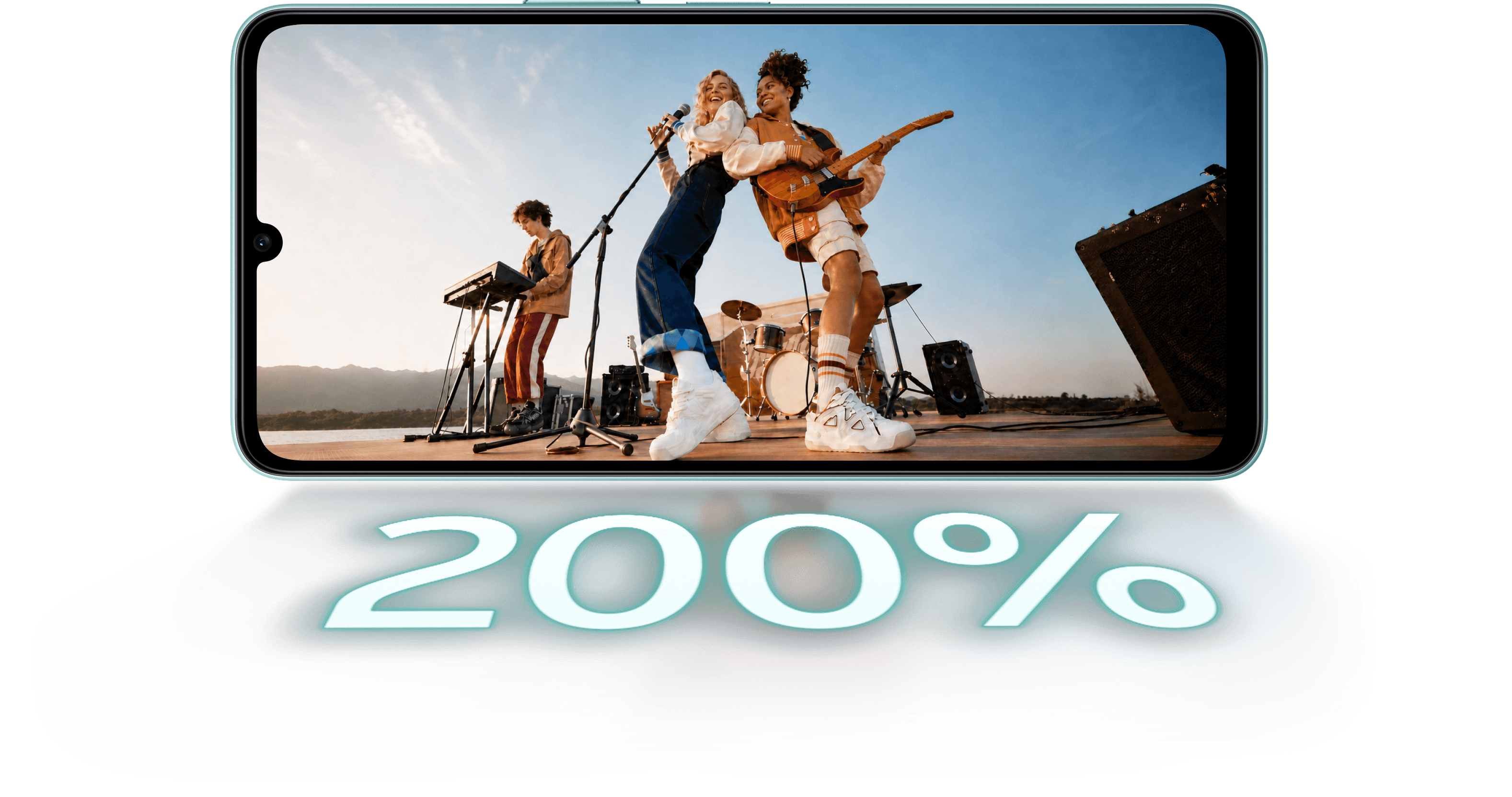vivo T5e with 200 percent super loud volume