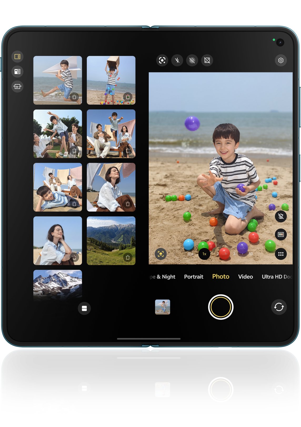 vivo X Fold6 with Split-Screen Preview