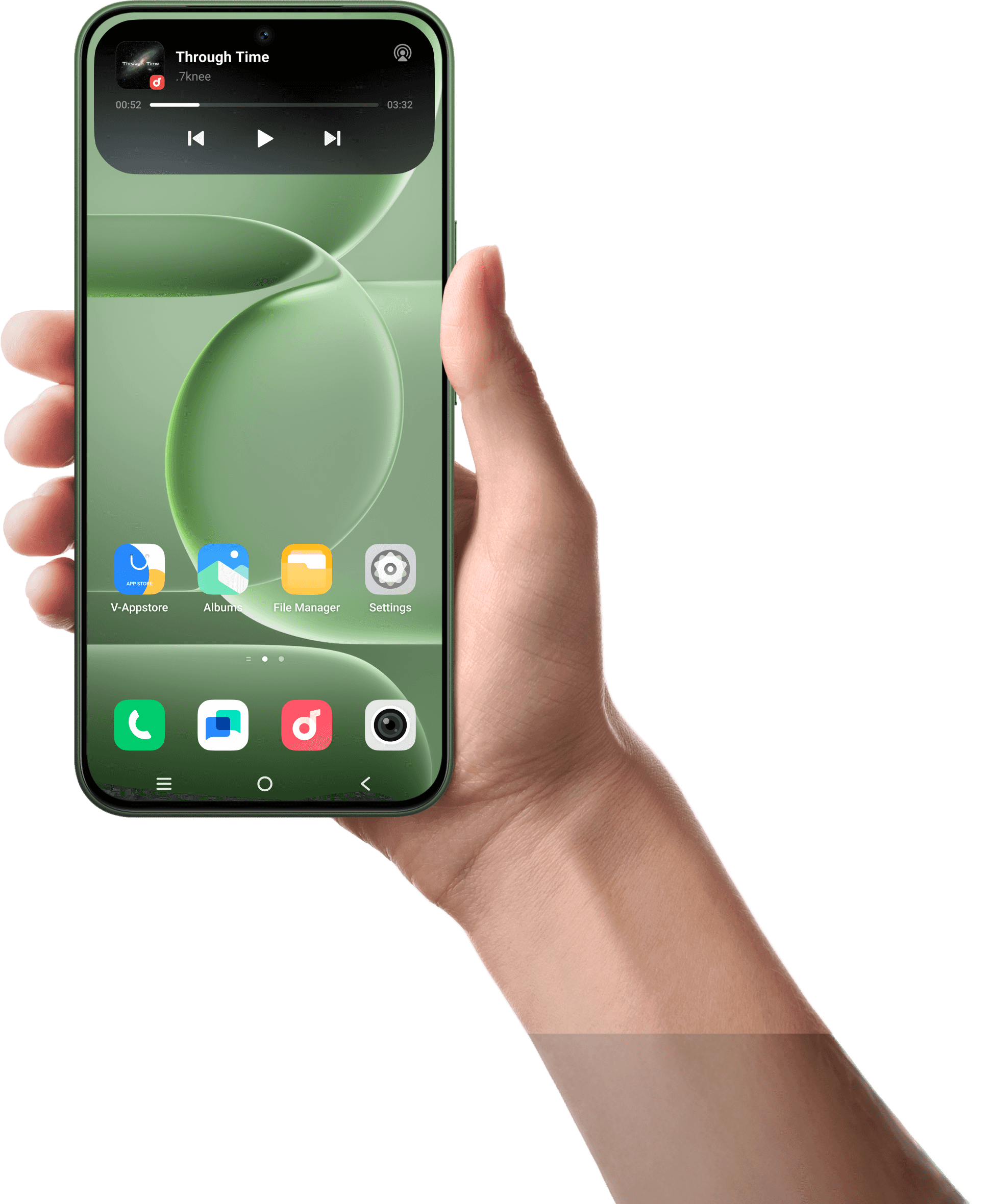 vivo S2 FE with Origin Island